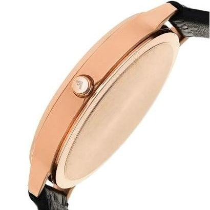 Emporio Armani Quartz Leather Strap Black Dial 32mm Women's Watch - AR11064