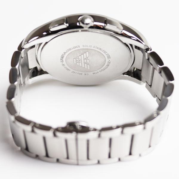 Emporio Armani Chronograph Silver Men's Watch - AR11081