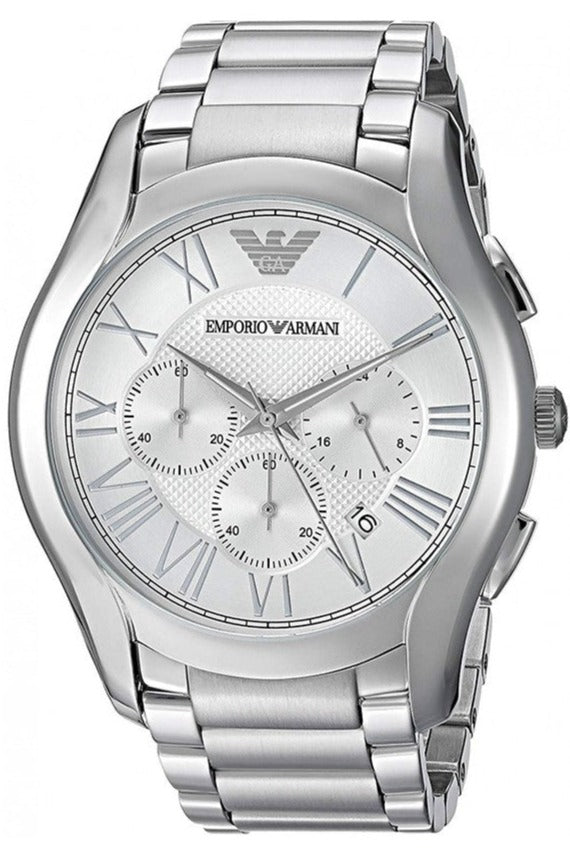 Emporio Armani Chronograph Silver Men's Watch - AR11081