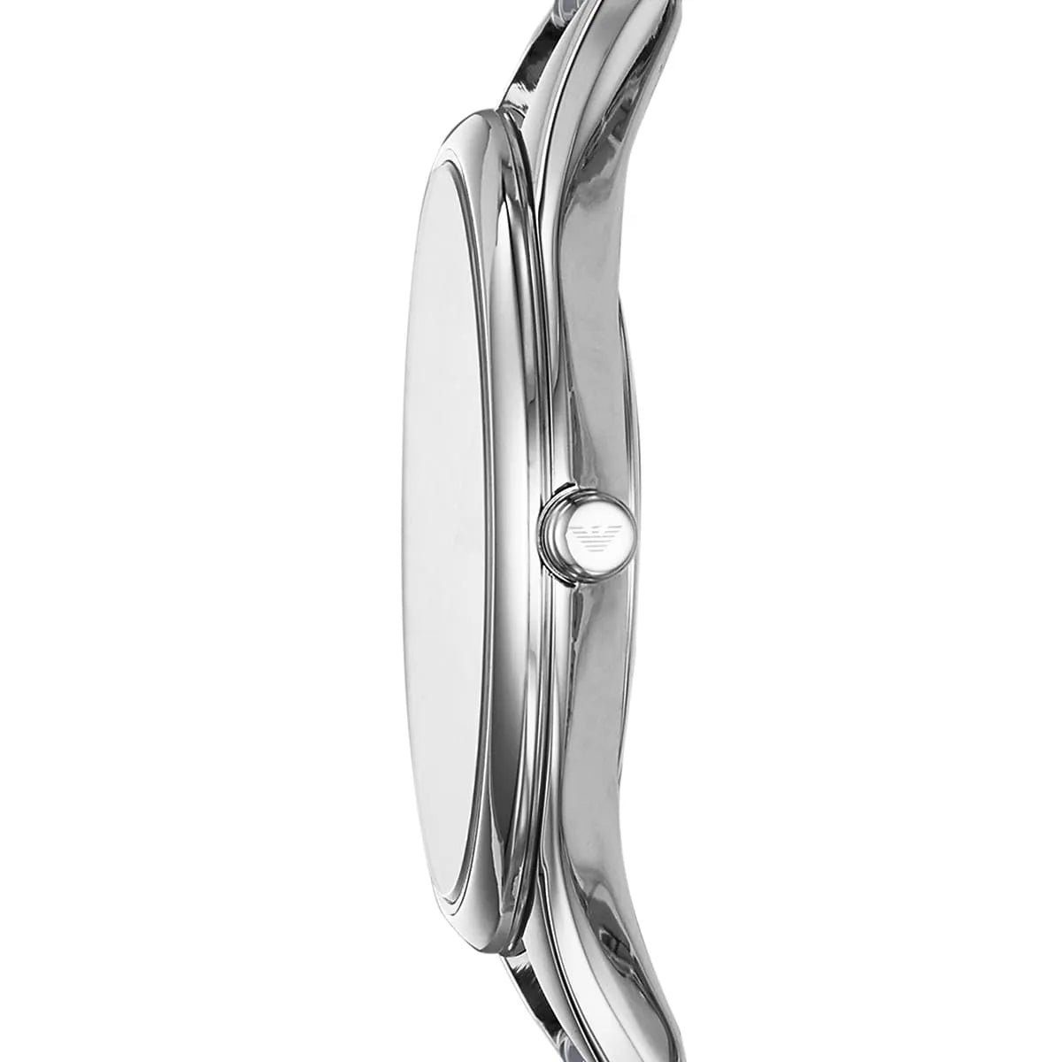 Emporio Armani Aurora Pink Dial Silver Steel Strap Watch AR11122