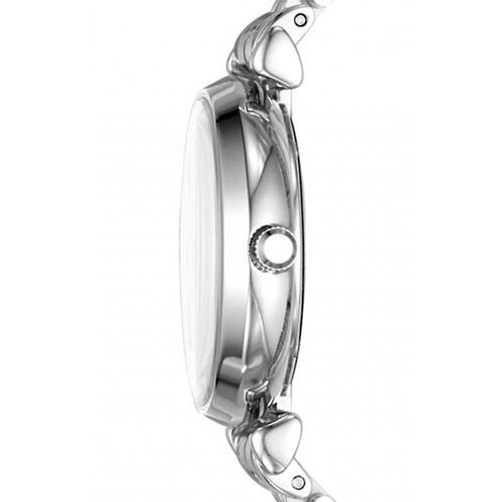 Side profile view of Emporio Armani AR11170 women's watch case