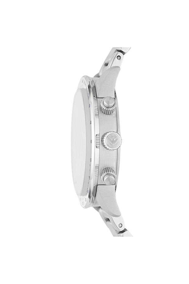Emporio Armani Metallic Chronograph Blue Men's Watch - AR11306