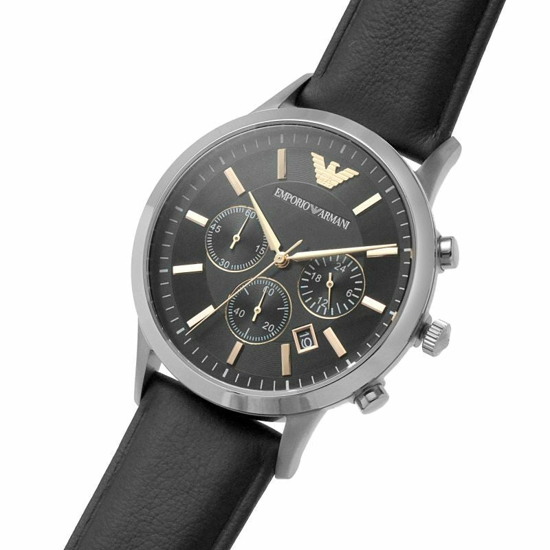 Emporio Armani Chronograph Quartz Black Dial Men's Watch - AR11431