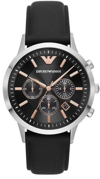 Emporio Armani Chronograph Quartz Black Dial Men's Watch - AR11431