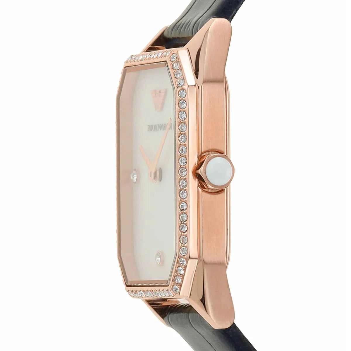 Emporio Armani Analog White Dial Navy Strap Watch for Women AR11466