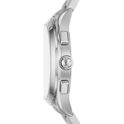 Emporio Armani Chronograph Green Dial Silver Men's Watch AR11529
