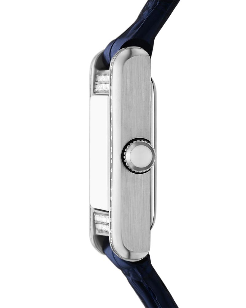 Side view of Emporio Armani AR11718 showing steel case profile and crown