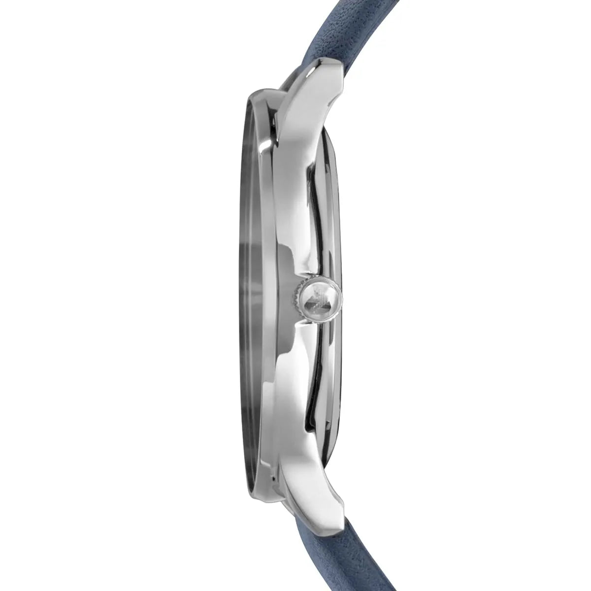 Emporio Armani Classic Blue Genuine Leather Men's Watch - AR1647