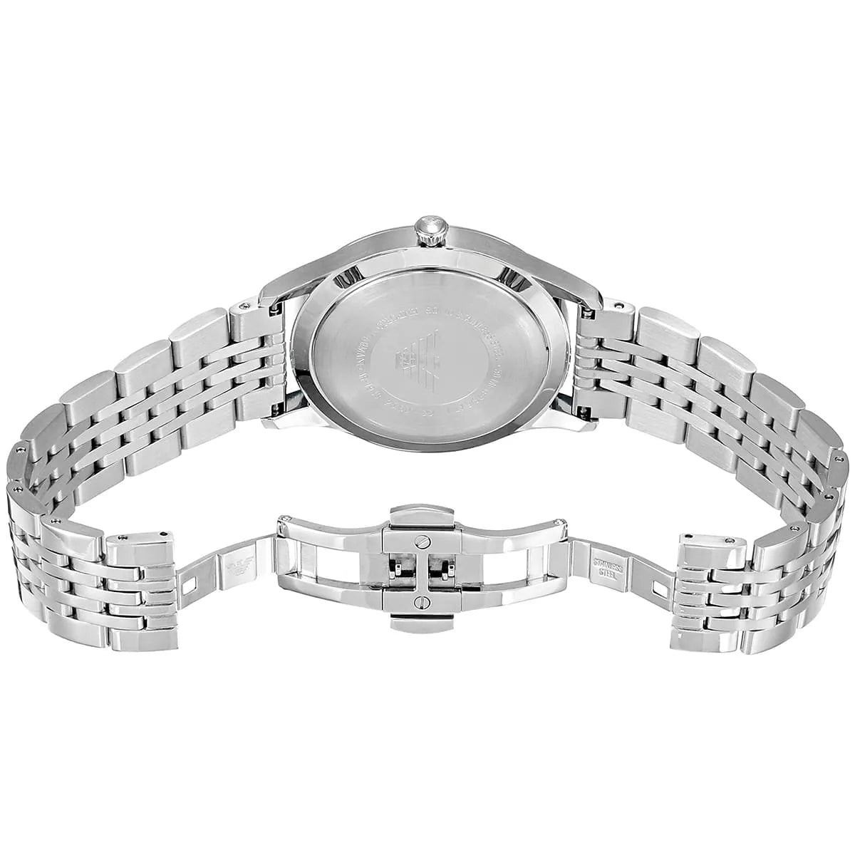 Emporio Armani Quartz Silver Stainless Steel Green Dial 41mm Men's Watch AR1943