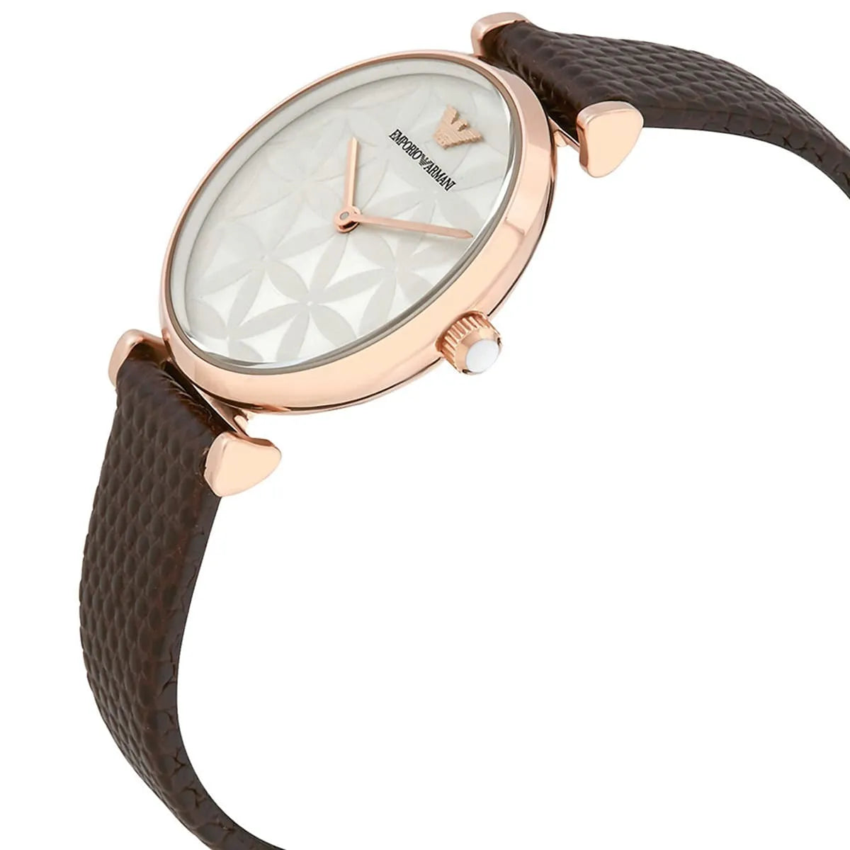 Emporio Armani Rose Gold White Dial Women's Watch Ar1990