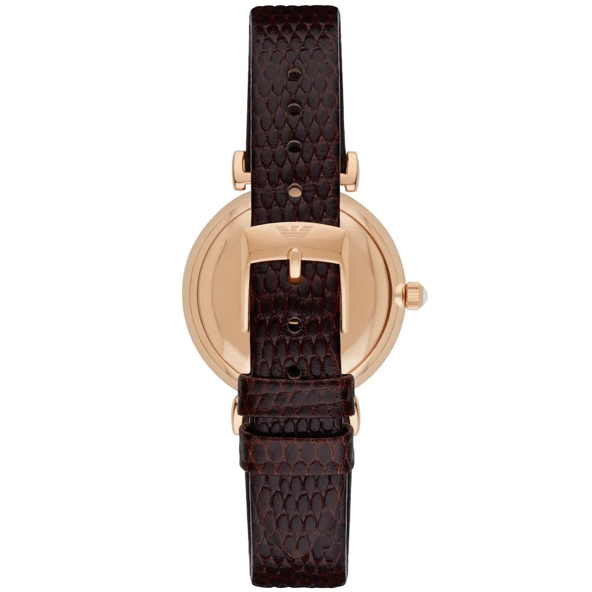 Emporio Armani Rose Gold White Dial Women's Watch Ar1990