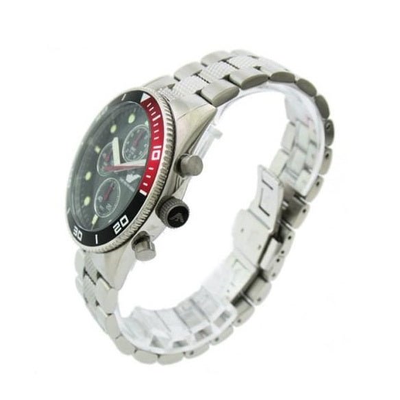 Emporio Armani Silver Classic Chronograph Mens Watch - AR5855