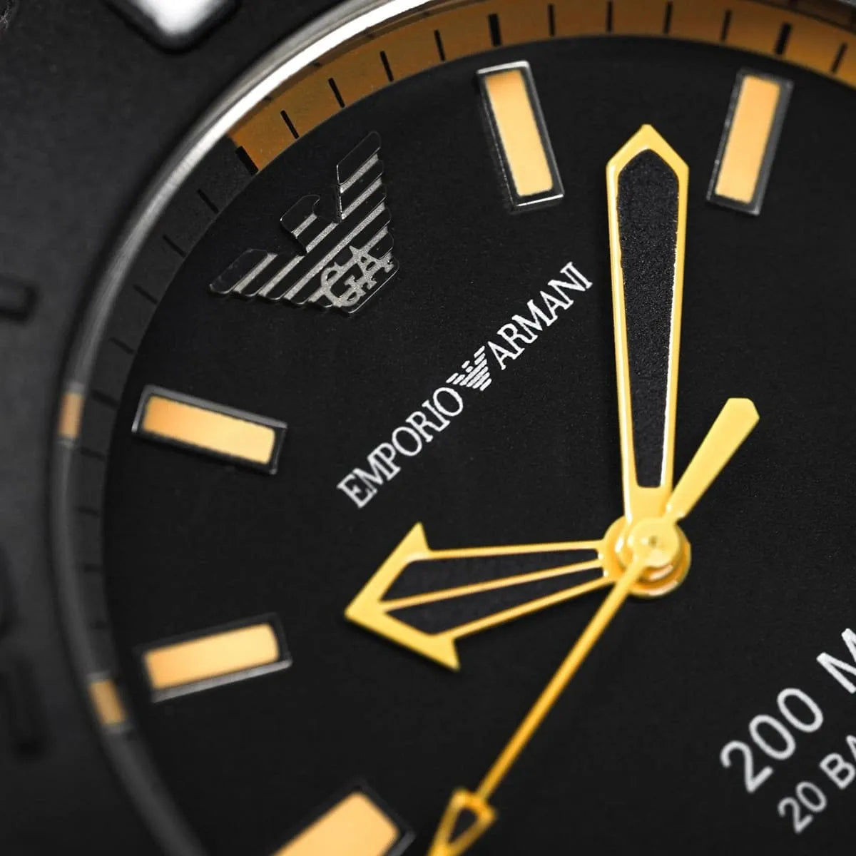 Emporio Armani Rubber Men's Watch - AR5969