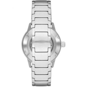 Emporio Armani AR60053 side view of stainless steel bracelet