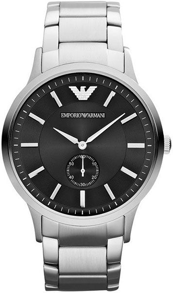 Emporio Armani Genuine Black Dial Men's Watch - AR9107