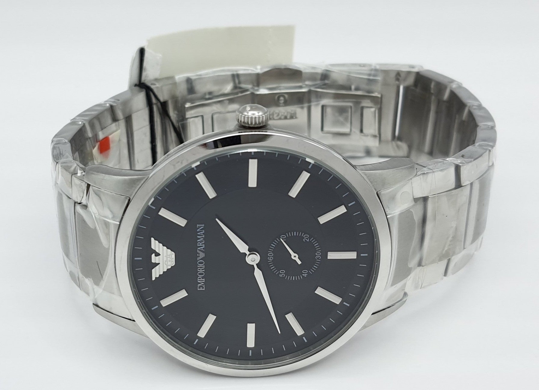Emporio Armani Genuine Black Dial Men's Watch - AR9107