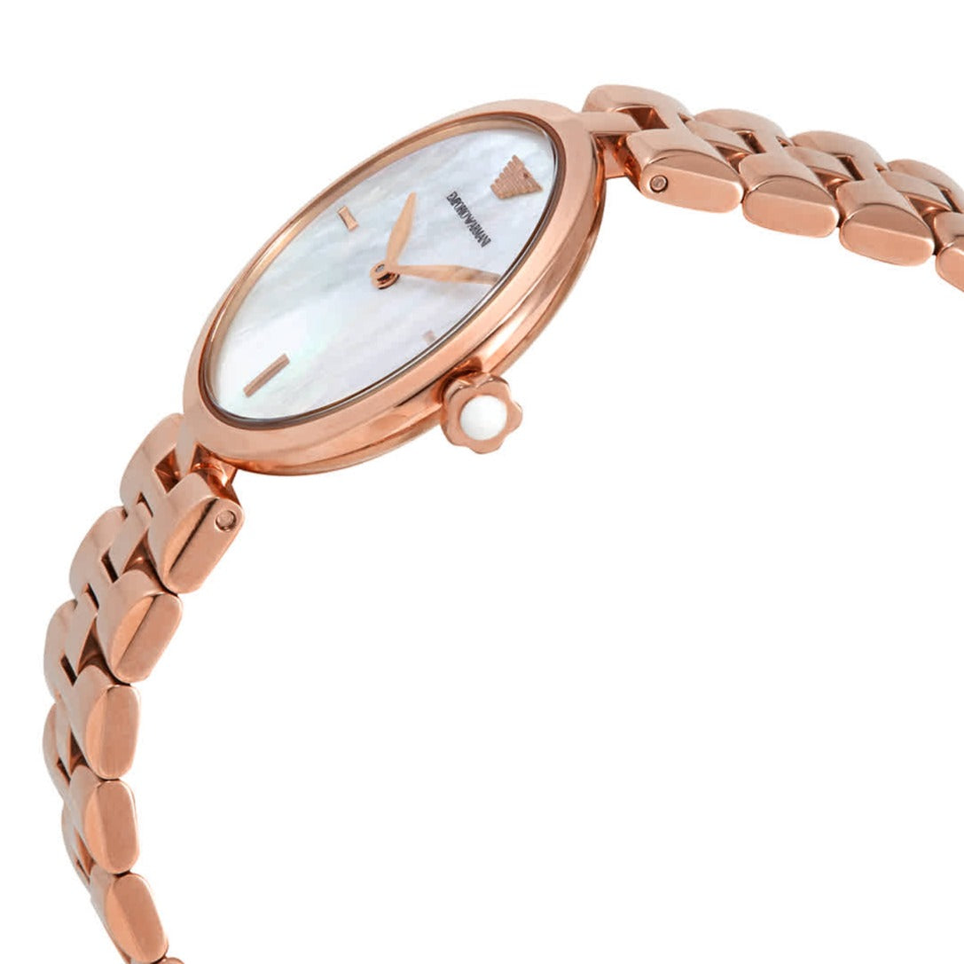 Emporio Armani Arianna Quartz Mother of Pearl Dial Ladies Watch - AR11196