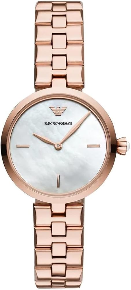 Emporio Armani Arianna Quartz Mother of Pearl Dial Ladies Watch - AR11196