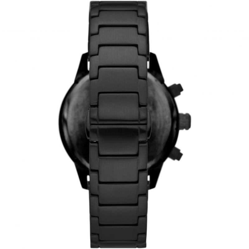 Emporio Armani Chronograph Green Dial Black Men's Watch AR11472