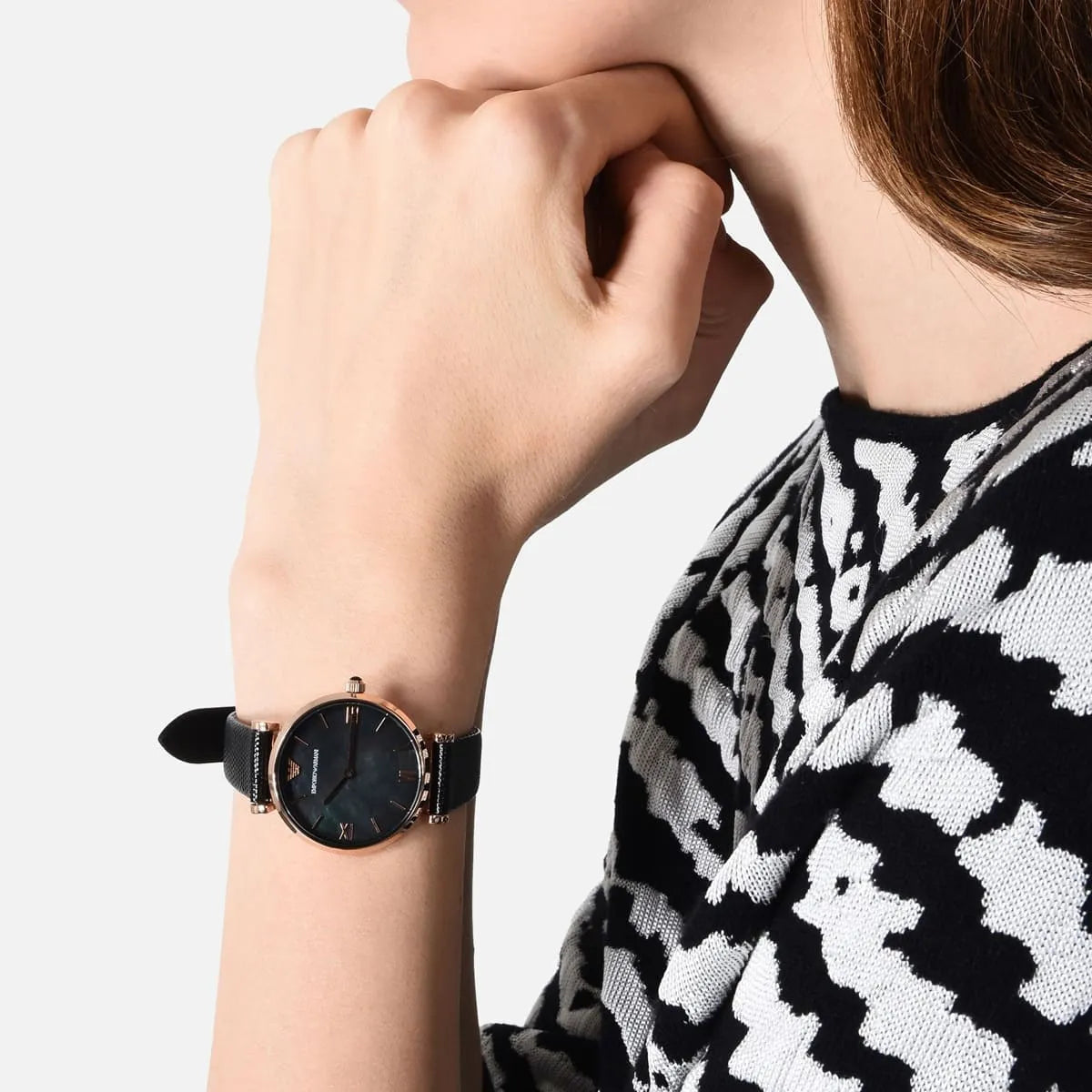 EMPORIO ARMANI Gianni T-Bar Fashion Quartz Women's Watch AR11060