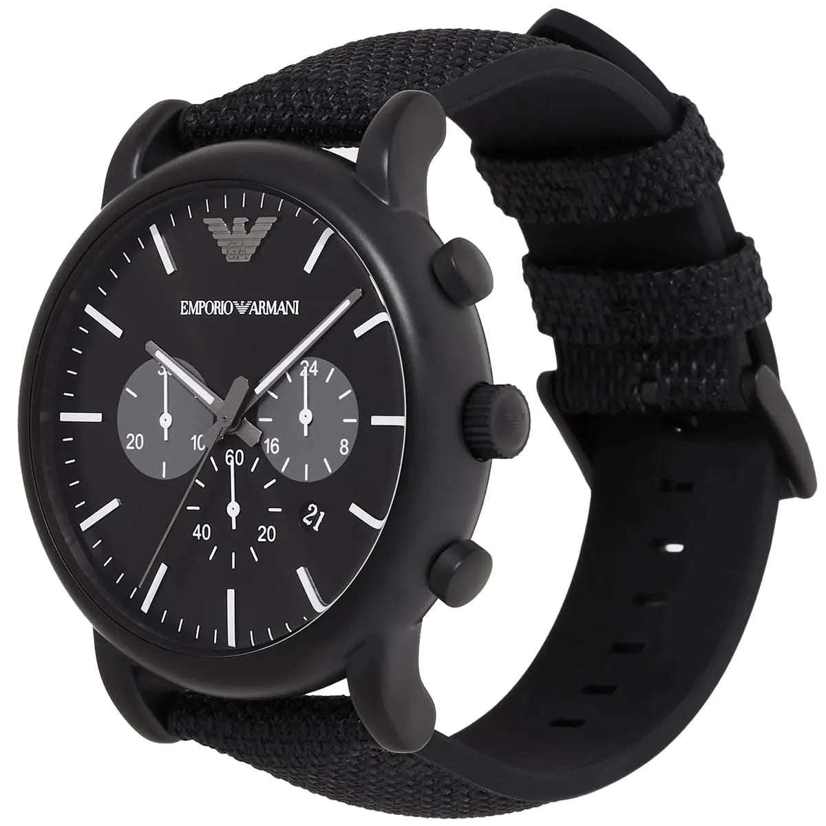 Emporio Armani Luigi Analog Black Strap Men Watch - AR11450