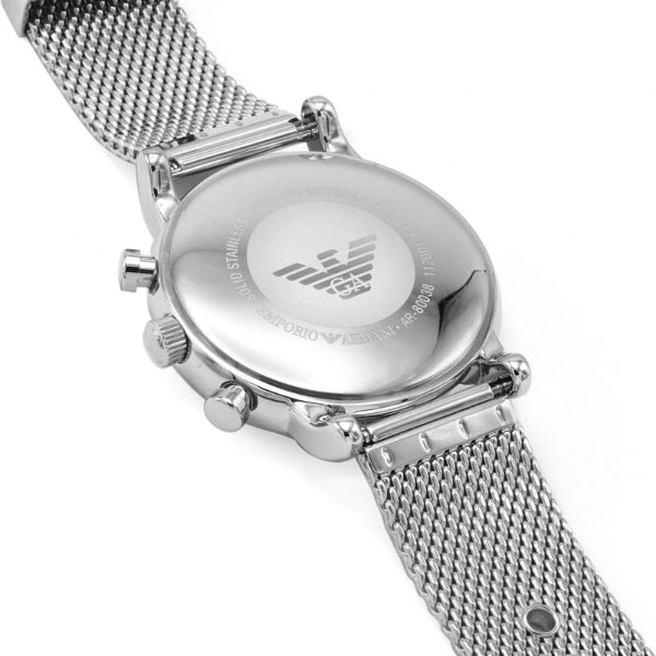 Emporio Armani Luigi Chronograph Quartz Blue Dial Mens Watch - AR80038