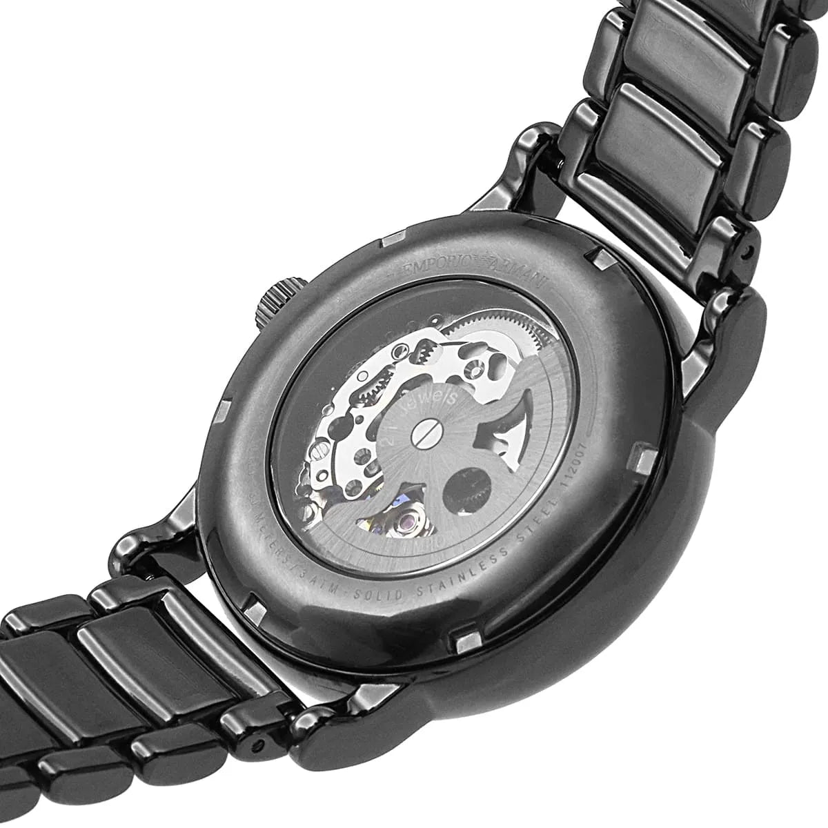 Emporio Armani Meccanico Automatic Grey Dial Steel Strap Watch For Men AR60029