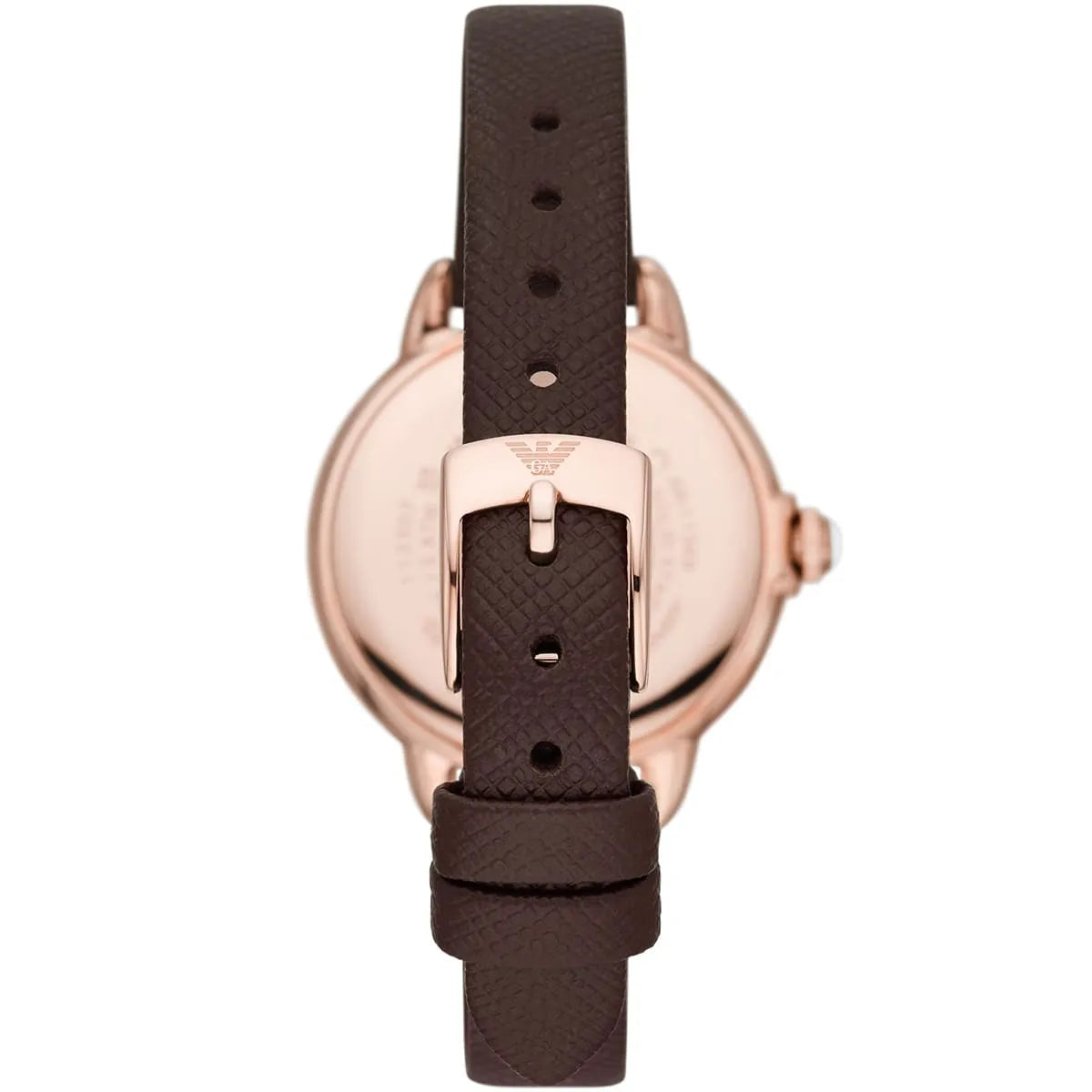 Emporio Armani Mia Quartz Moonphase Crystal Silver Dial Ladies Watch AR11568