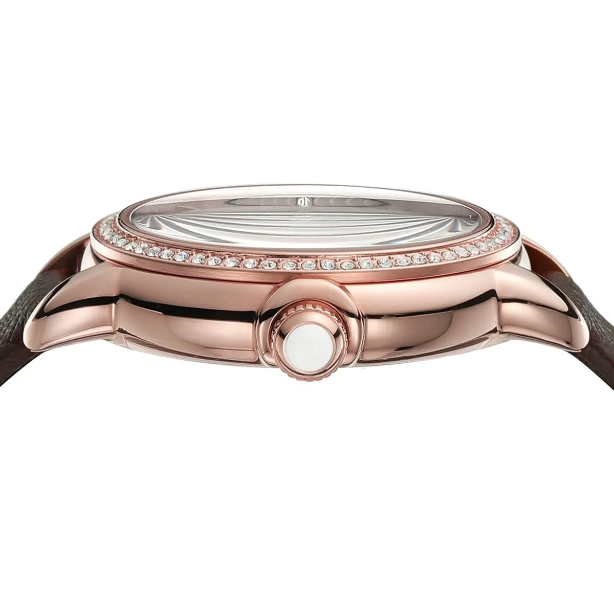 Emporio Armani Mia Quartz Moonphase Crystal Silver Dial Ladies Watch AR11568