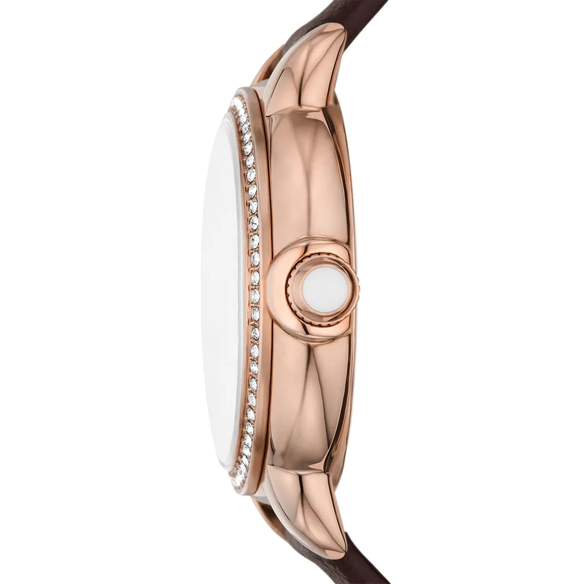 Emporio Armani Mia Quartz Moonphase Crystal Silver Dial Ladies Watch AR11568