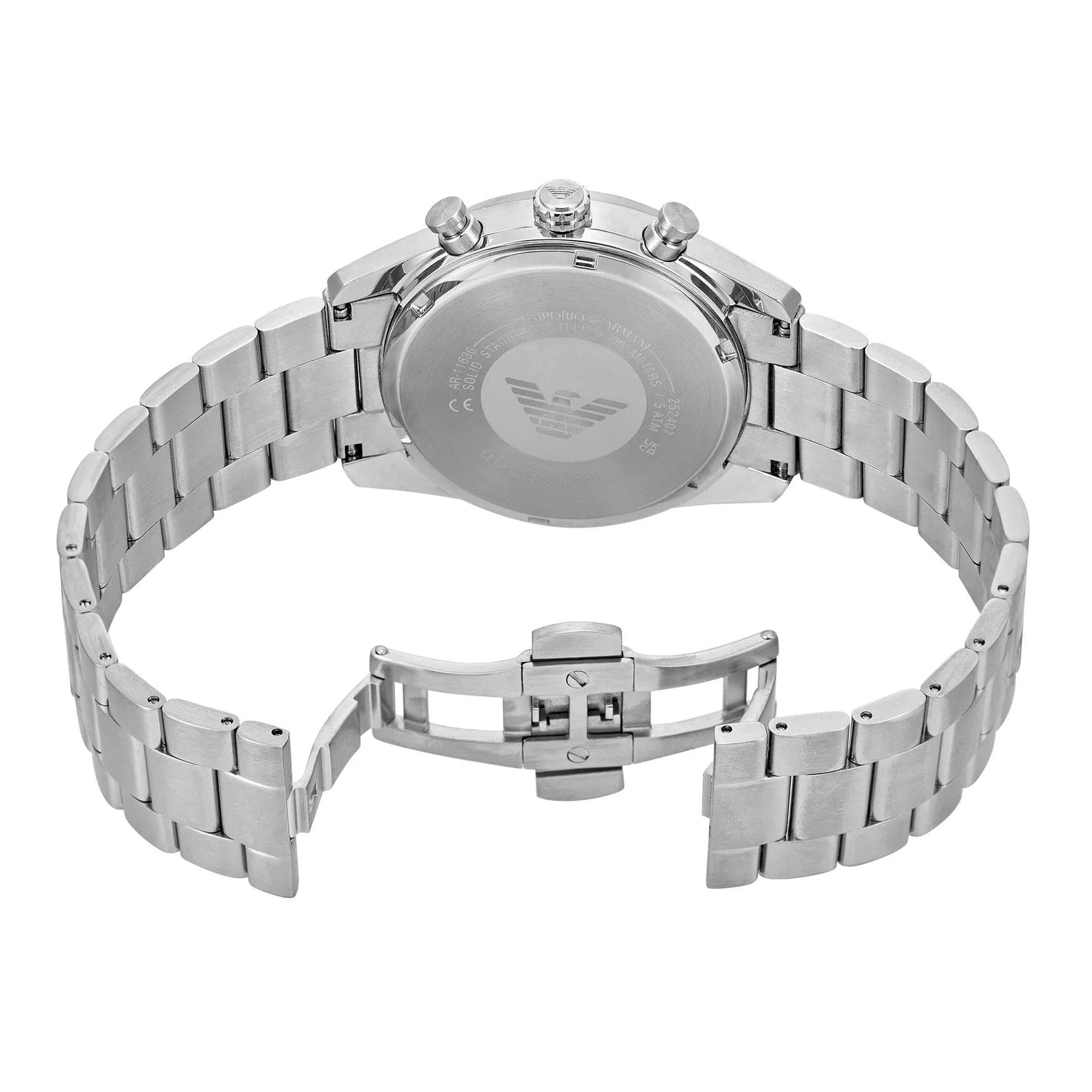 Emporio Armani Racer CHRONOGRAPH Silver Men's Watch - AR11636