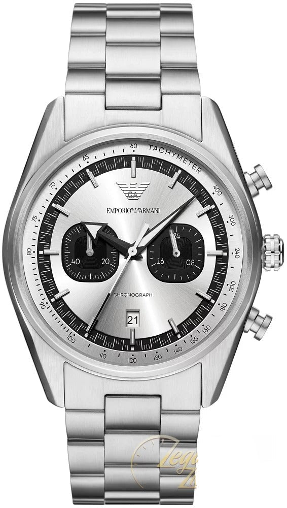Emporio Armani Racer CHRONOGRAPH Silver Men's Watch - AR11636