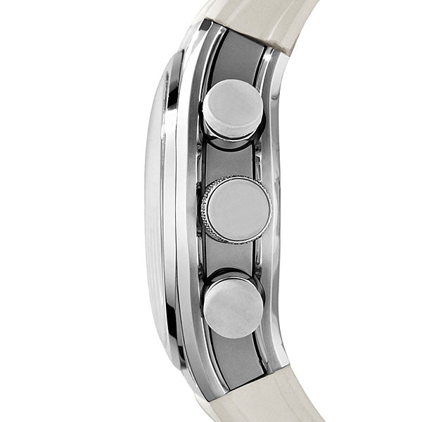 Emporio Armani Sportivo AR6103 side profile showing crown and chronograph pushers