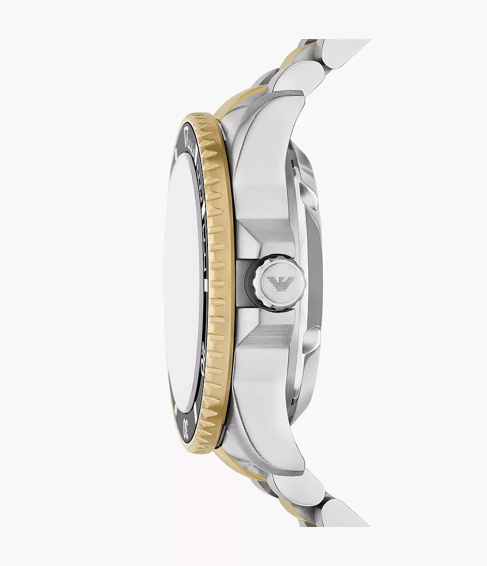 Emporio Armani Two Tone Men's Watch - AR60089