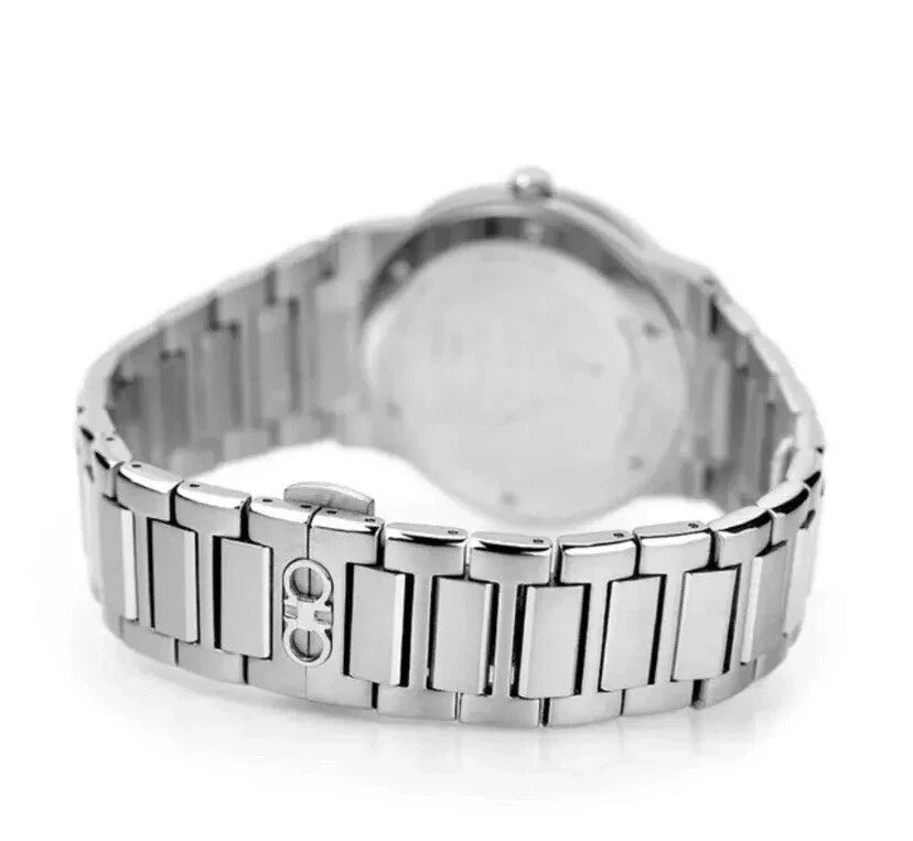 Ferragamo F-80 Slim Classic Quartz 42mm Stainless Steel Men's Watch- SFDT00229