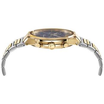 Ferragamo SFME00521 chronograph watch shown on wrist with two-tone bracelet