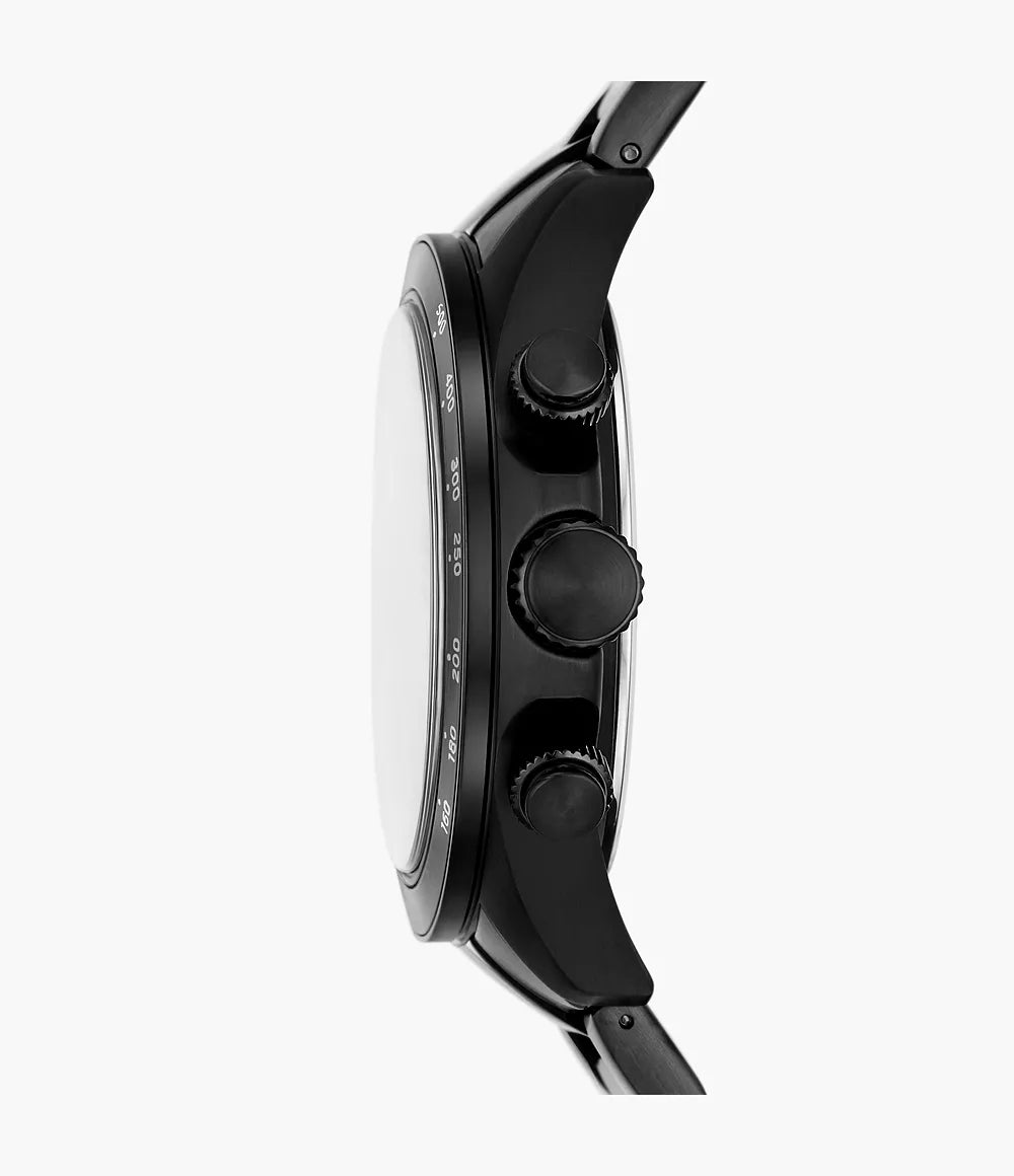 Fossil Autocross Multifunction Black Stainless Steel Watch BQ2875