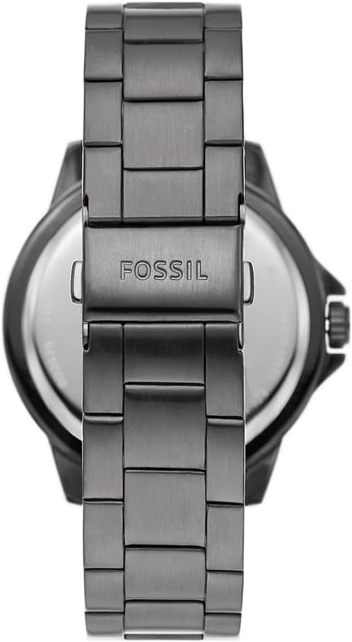 Fossil Bannon Automatic, Smoke-Tone Stainless Steel Men's Watch - BQ2678