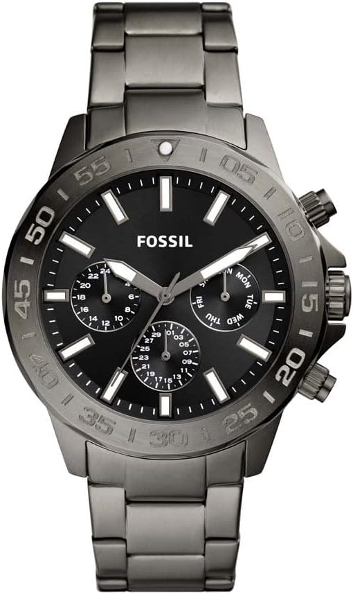 Fossil Bannon Multifunction Gunmetal Black Dial Men's Watch | BQ2705