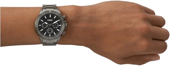 Fossil Bannon Multifunction Gunmetal Black Dial Men's Watch | BQ2705