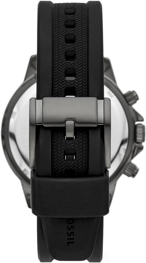Fossil Bannon Multifunction Black Silicone Men's Watch - BQ2711