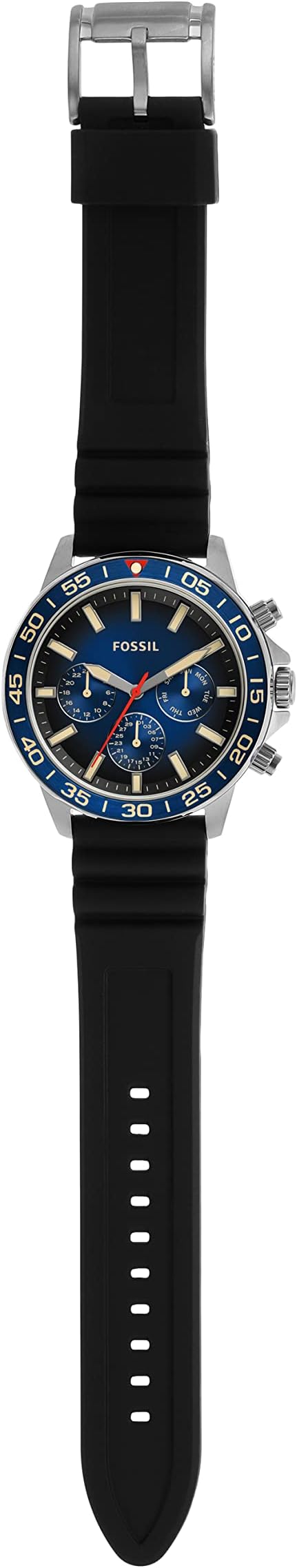 Fossil Bannon Smoke Silicone Men's Watch - BQ2772
