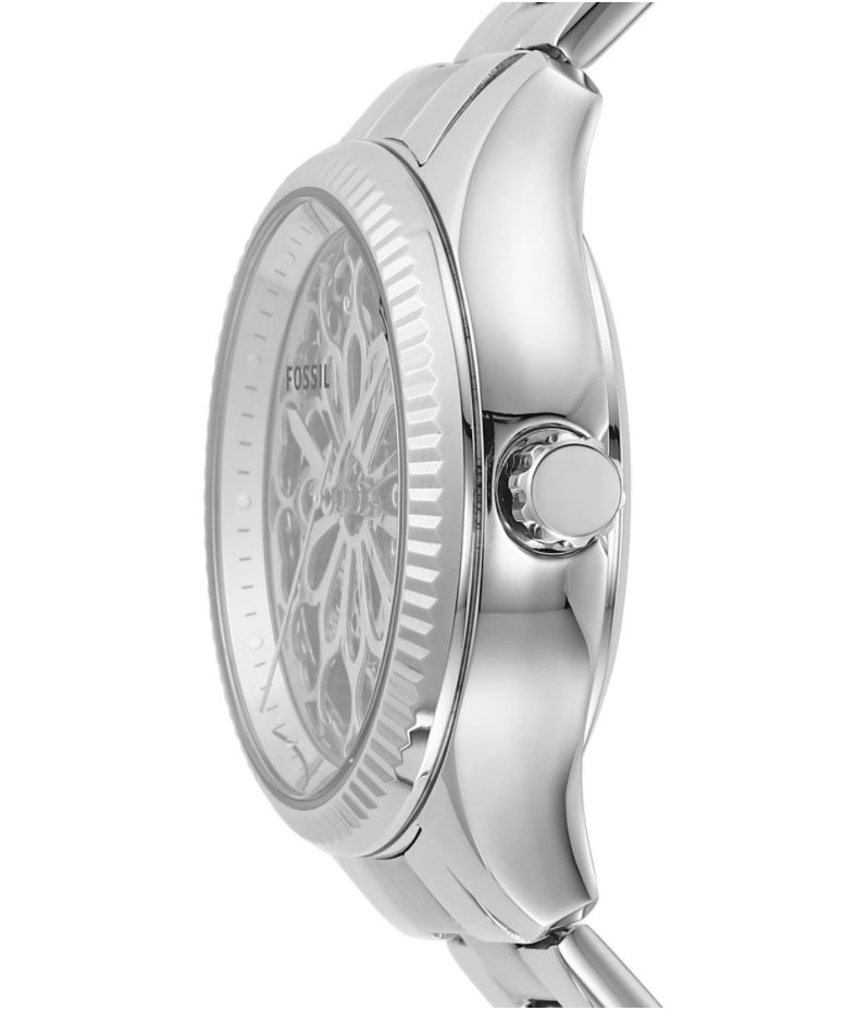Fossil BQ3753 watch side profile showing case depth and crown detail