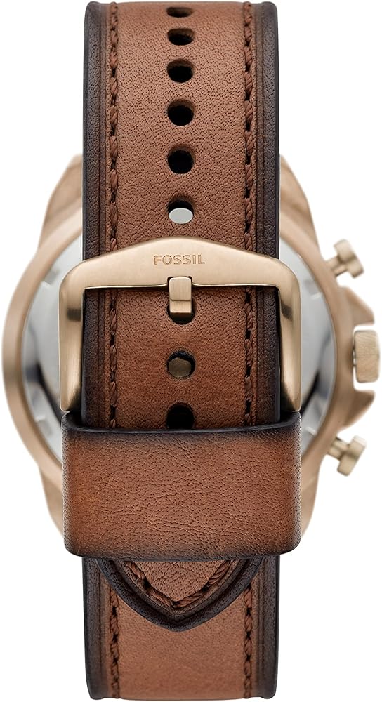Fossil Bronson Chronograph Brown Dial Men's Watch - FS5857