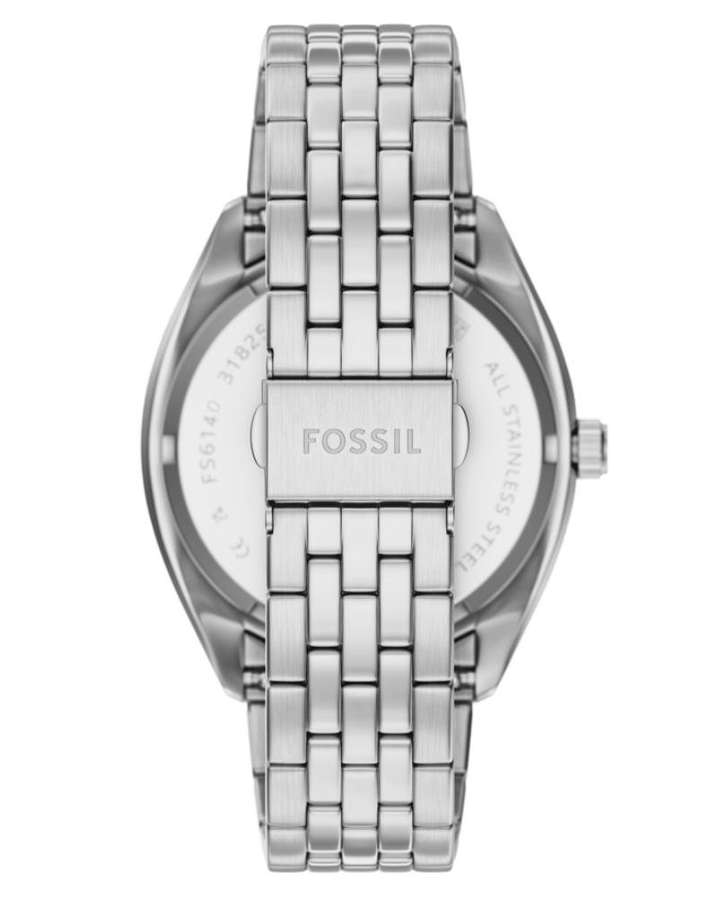 Campbell Three-Hand Day-Date Stainless Steel Watch - FS6140