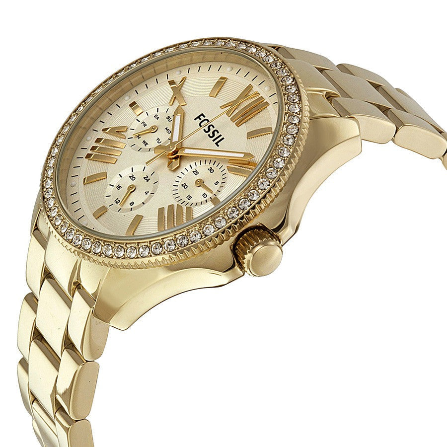 Fossil Cecile Multifunction Champagne Dial Women's Watch AM4482