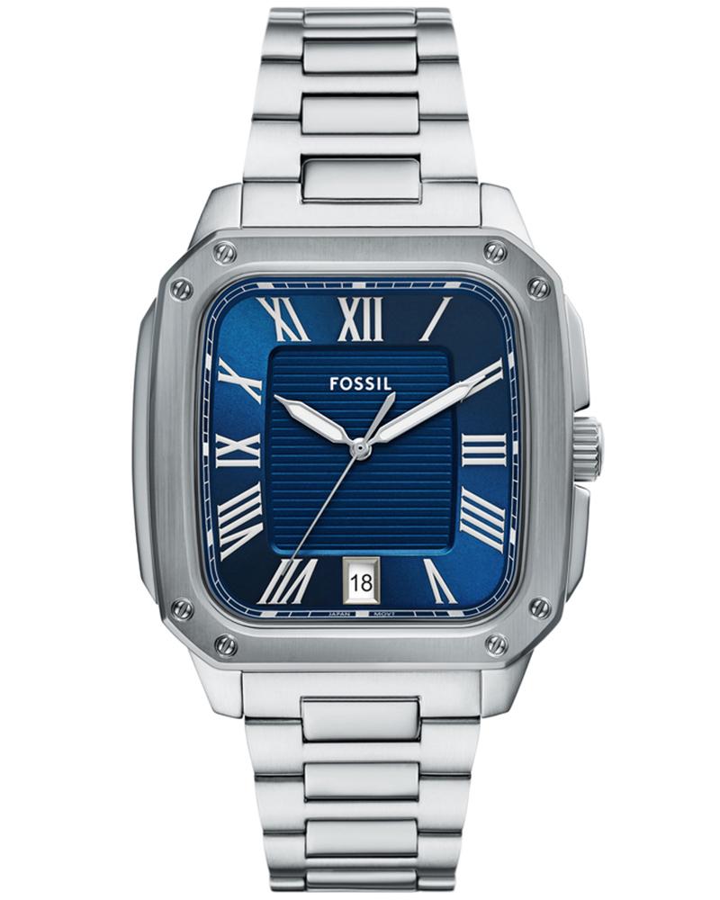 Fossil Crosby Three-Hand Date Stainless Steel Watch - FS6121