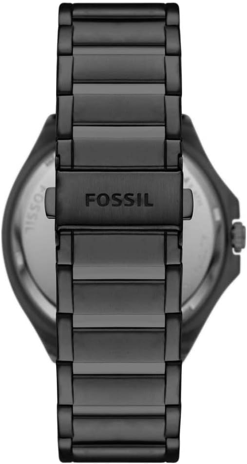 Fossil Evanston Automatic Black Stainless Steel Men's Watch - BQ2621