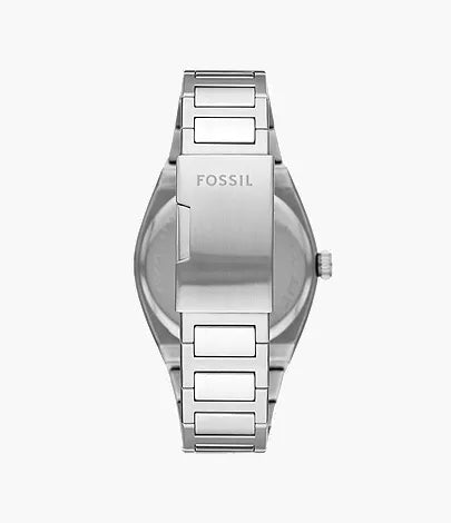 Fossil Everett Three-Hand Date Stainless Steel Watch - FS5822
