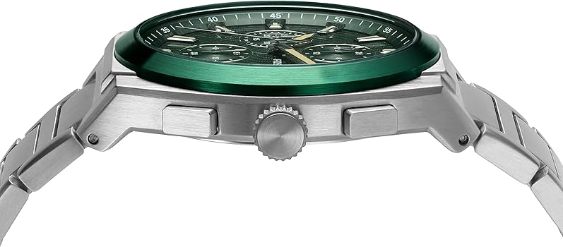 Fossil Everett FS5964 watch showing side profile of case and crown